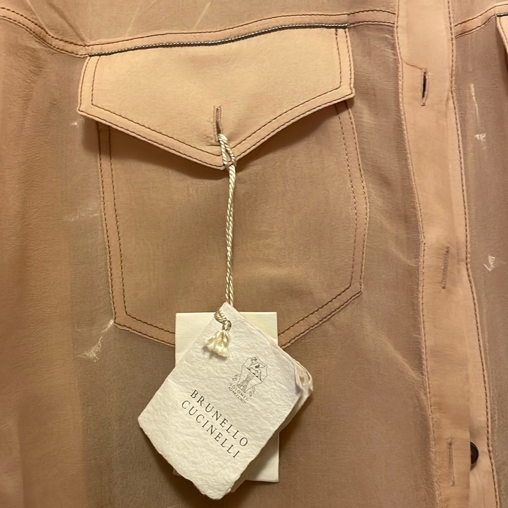 Almond color Lace Brunello Cucinelli